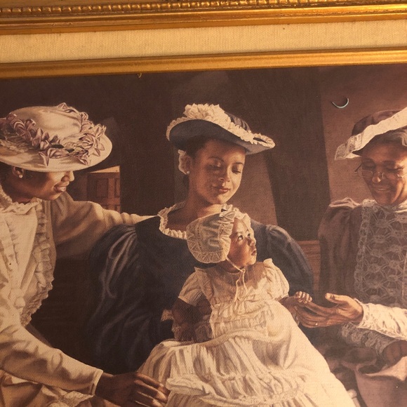 Artistic Impressions Inc. framed canvas art. Four generations of women. - Picture 3 of 6